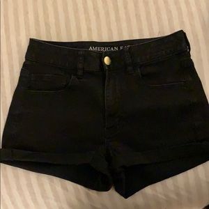 Black shorts— American Eagle high waisted